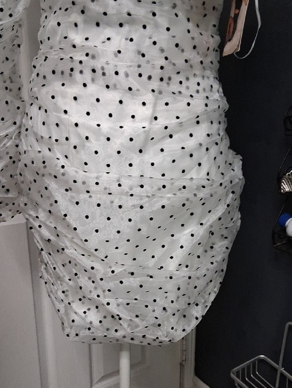 naked wardrobe White Lace Overlay Top - Picture 6 of 7